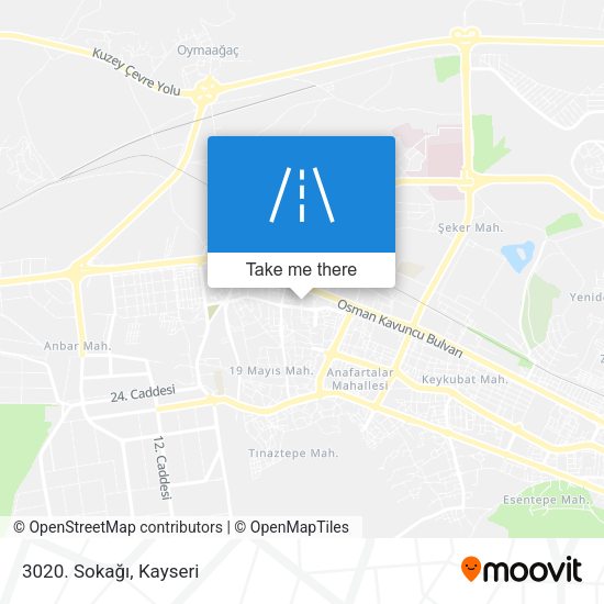 3020. Sokağı map