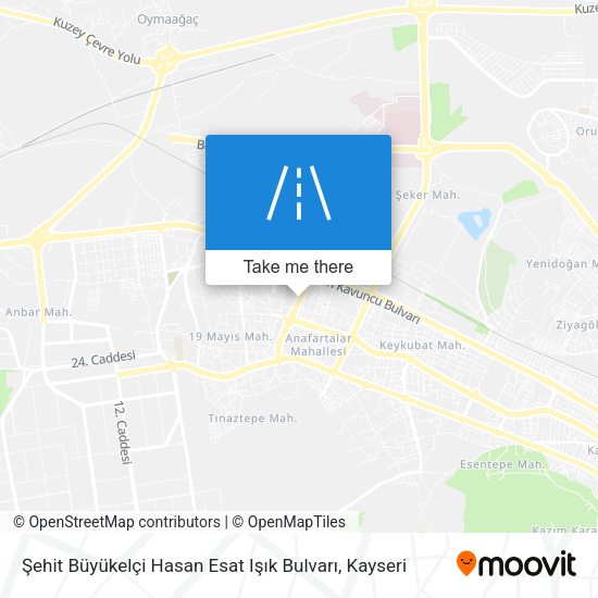 Şehit Büyükelçi Hasan Esat Işık Bulvarı map