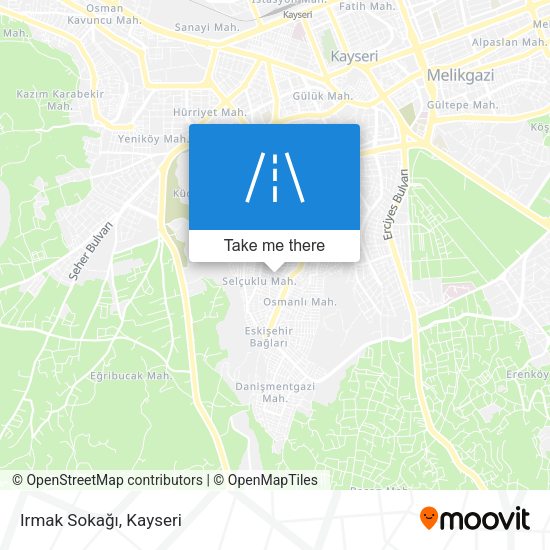 Irmak Sokağı map