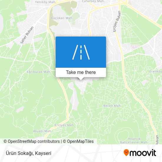 Ürün Sokağı map