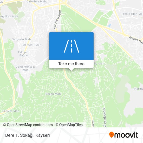 Dere 1. Sokağı map