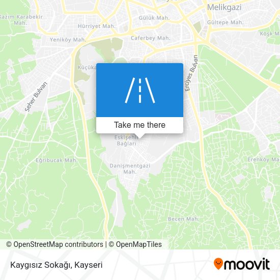 Kaygısız Sokağı map