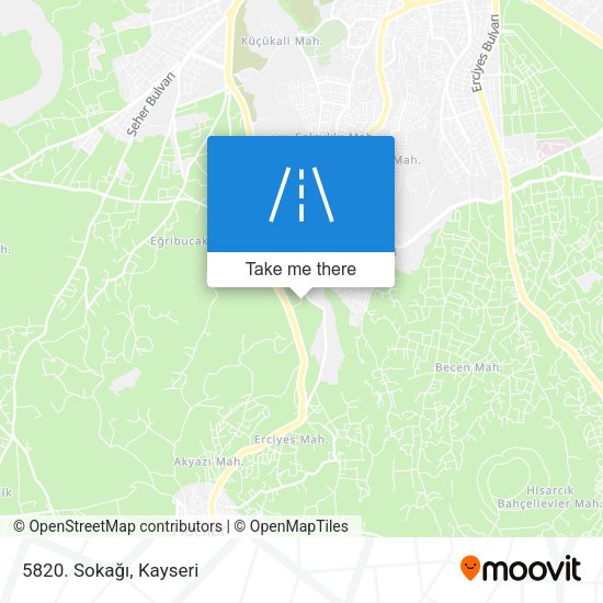 5820. Sokağı map