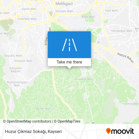 Huzur Çıkmaz Sokağı map