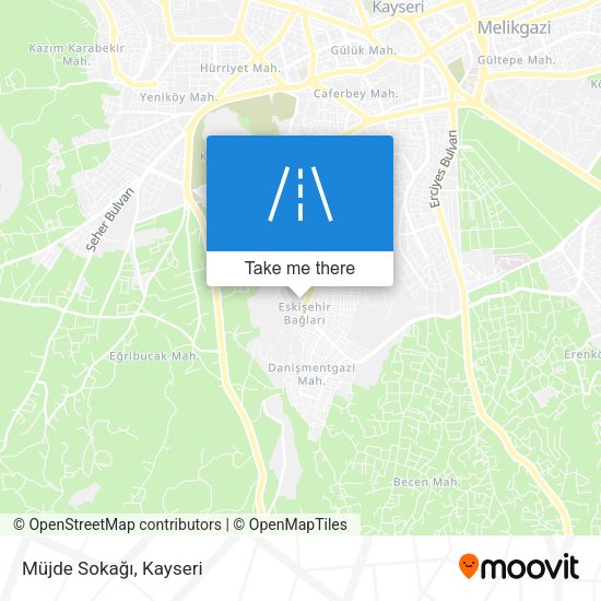 Müjde Sokağı map