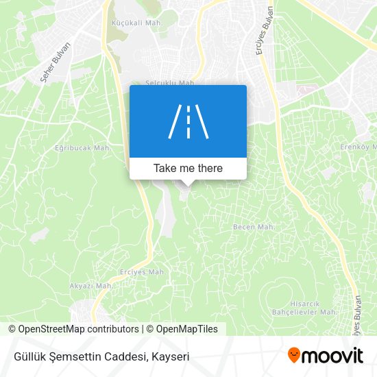 Güllük Şemsettin Caddesi map