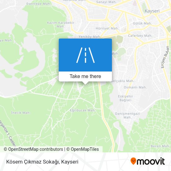 Kösem Çıkmaz Sokağı map