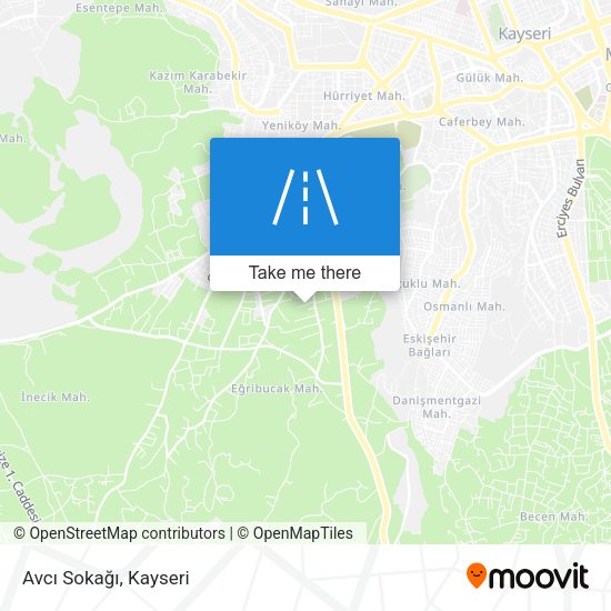 Avcı Sokağı map
