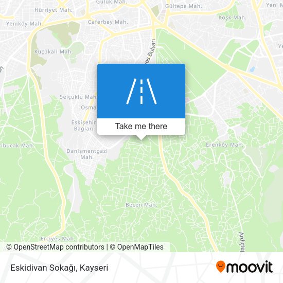 Eskidivan Sokağı map