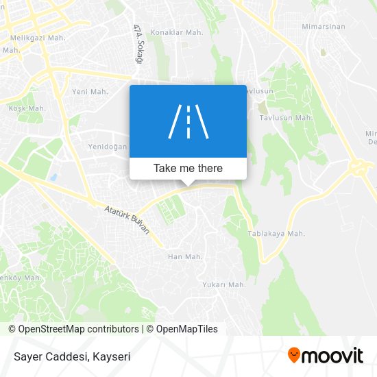 Sayer Caddesi map