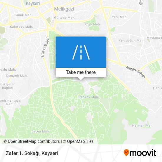 Zafer 1. Sokağı map