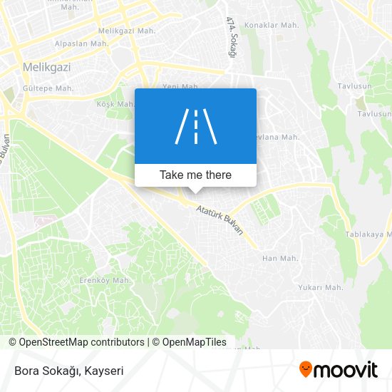 Bora Sokağı map