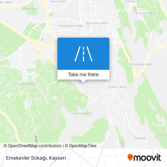 Emekevler Sokağı map