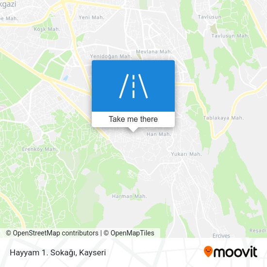 Hayyam 1. Sokağı map