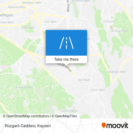 Rüzgarlı Caddesi map