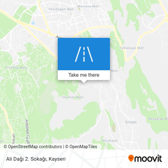 Ali Dağı 2. Sokağı map