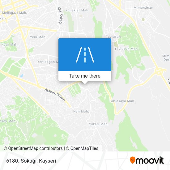 6180. Sokağı map