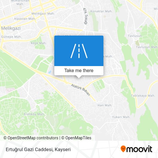 Ertuğrul Gazi Caddesi map