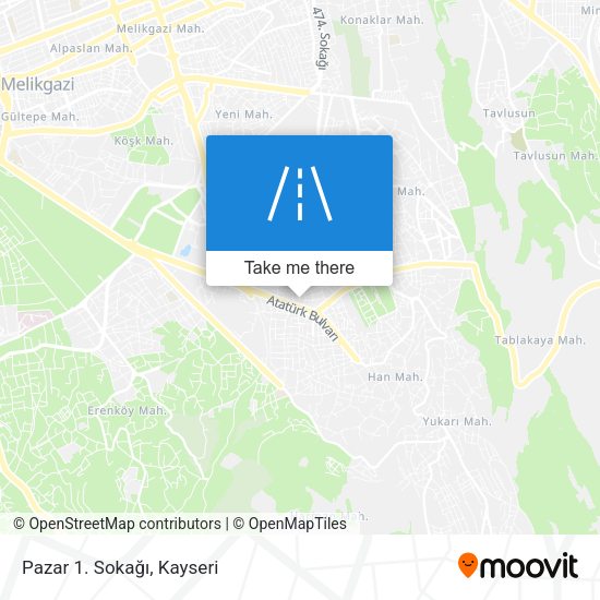 Pazar 1. Sokağı map