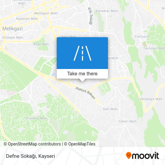 Defne Sokağı map