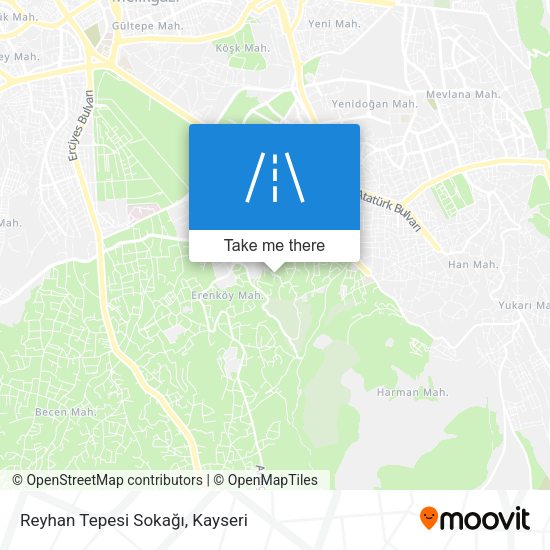 Reyhan Tepesi Sokağı map