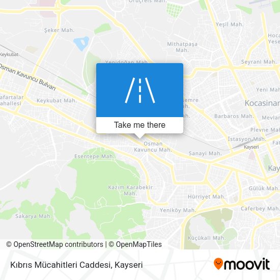 Kıbrıs Mücahitleri Caddesi map