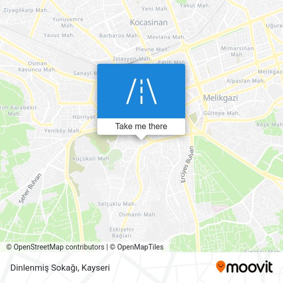 Dinlenmiş Sokağı map