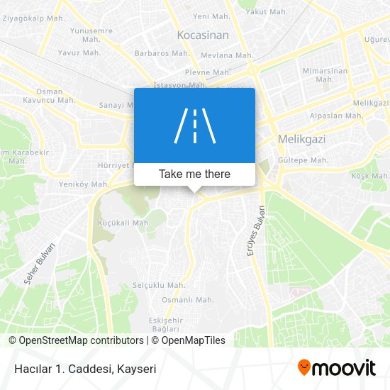 Hacılar 1. Caddesi map