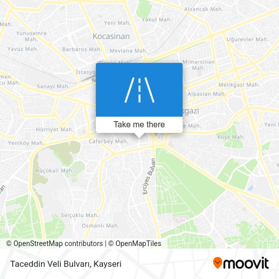 Taceddin Veli Bulvarı map