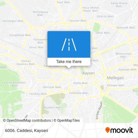 6006. Caddesi map
