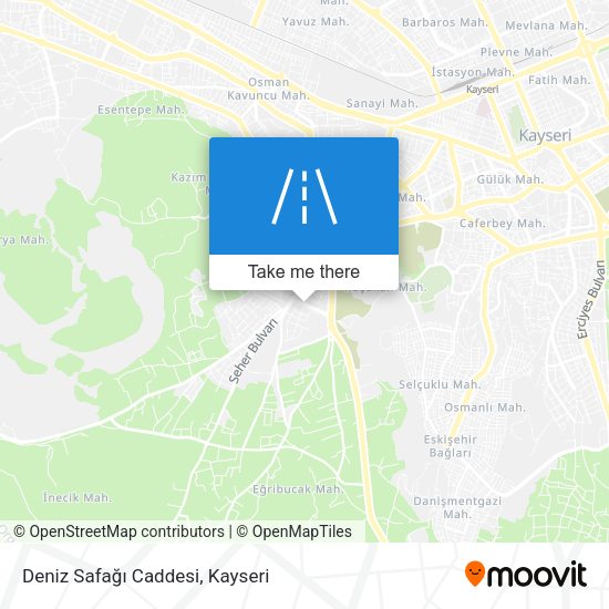 Deniz Safağı Caddesi map