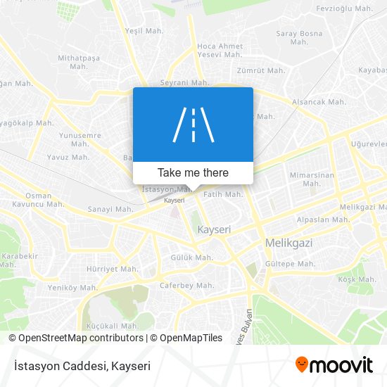 İstasyon Caddesi map