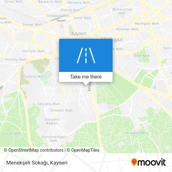Menekşeli Sokağı map