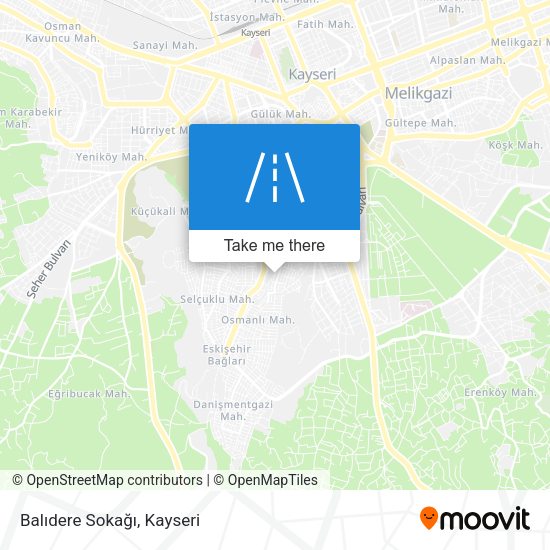 Balıdere Sokağı map