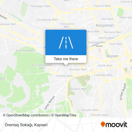 Örentaş Sokağı map