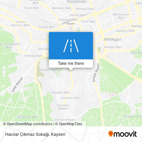 Hacılar Çıkmaz Sokağı map