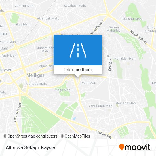 Altınova Sokağı map