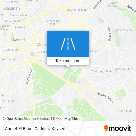 Ahmet El Biruni Caddesi map
