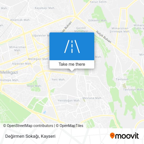Değirmen Sokağı map