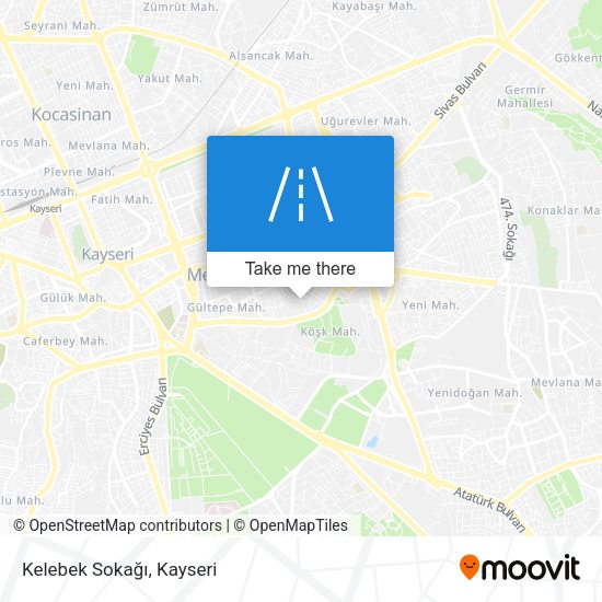 Kelebek Sokağı map