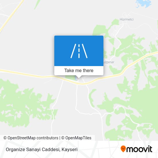 Organize Sanayi Caddesi map