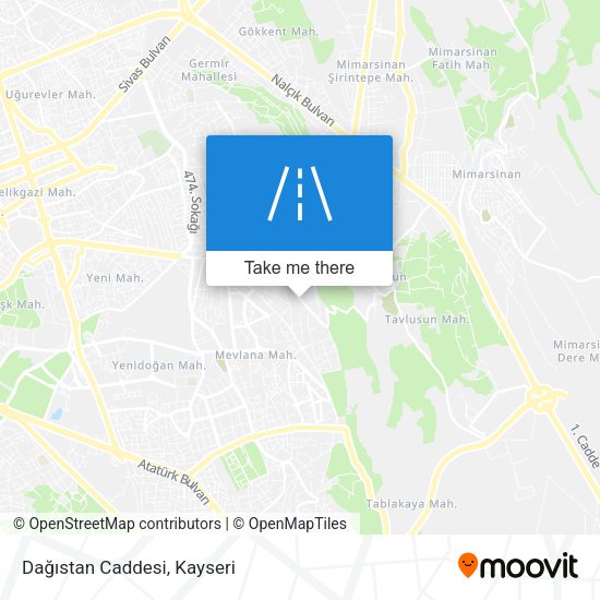 Dağıstan Caddesi map