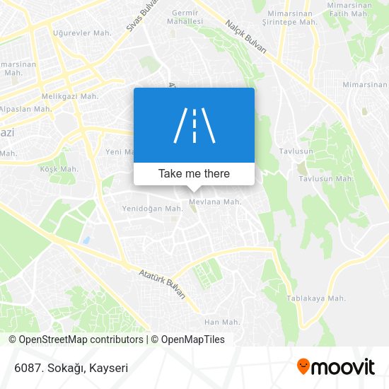 6087. Sokağı map