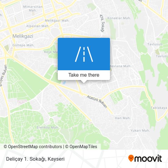 Deliçay 1. Sokağı map