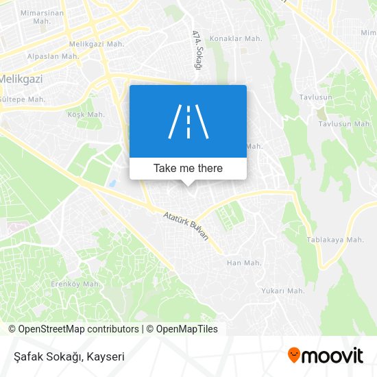 Şafak Sokağı map
