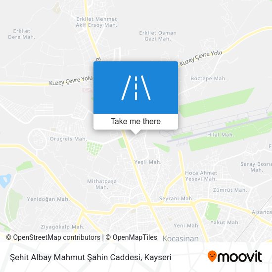 Şehit Albay Mahmut Şahin Caddesi map