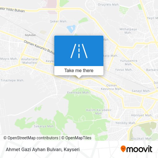 Ahmet Gazi Ayhan Bulvarı map