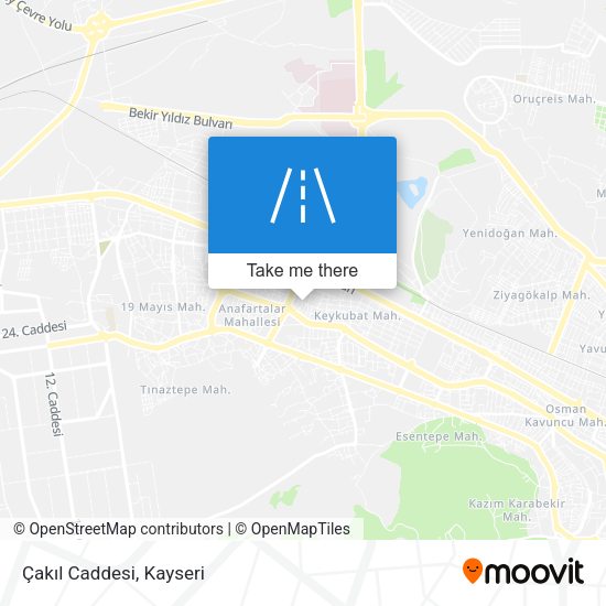 Çakıl Caddesi map