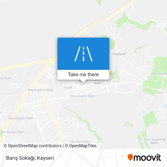 Barış Sokağı map