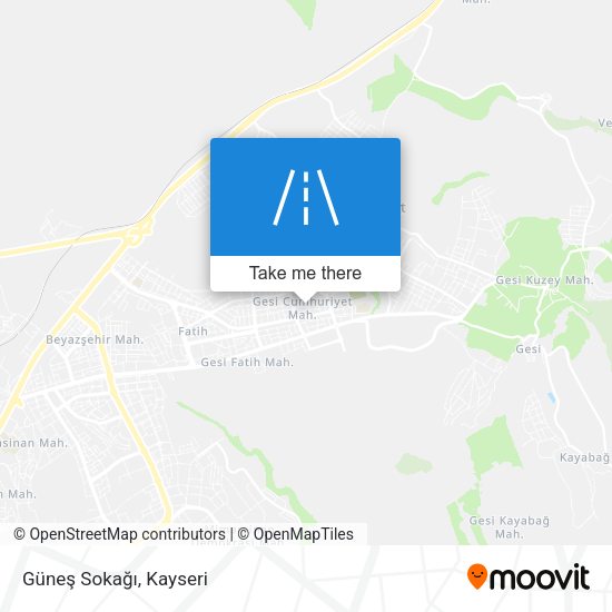Güneş Sokağı map
